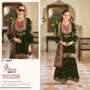 R 1588 By Shree Embroidery Velvet Pakistani Suits Wholesale Market In Surat